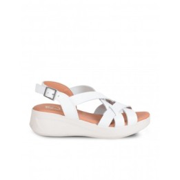 Sandalias Piel Cuna Blancas PERA LIMONERA