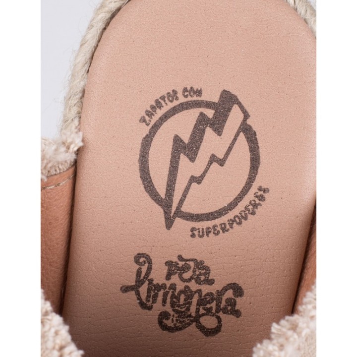 Zuecos Esparto Cuna Beige PERA LIMONERA