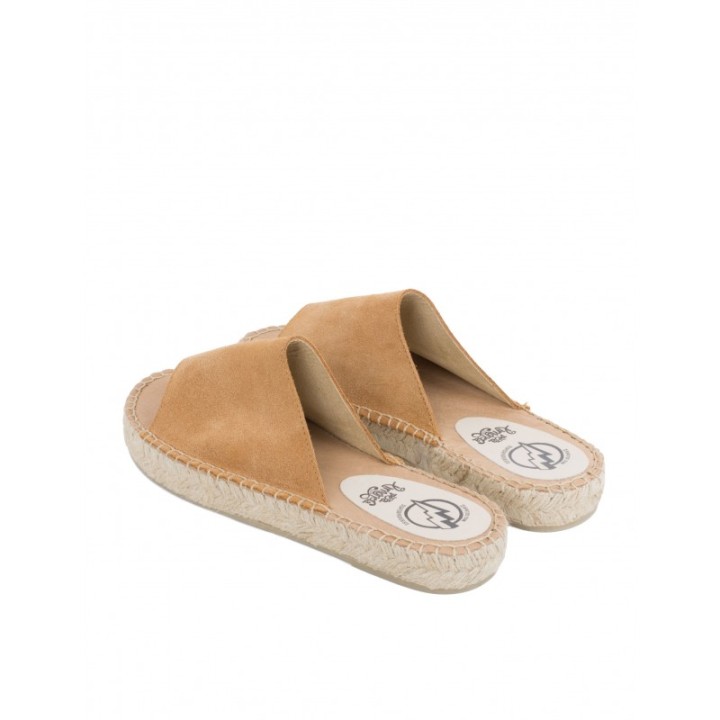 Sandalias Pala Esparto Cuero PERA LIMONERA