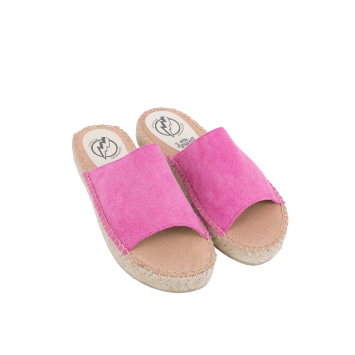 Sandalias Pala Esparto Fucsia PERA LIMONERA