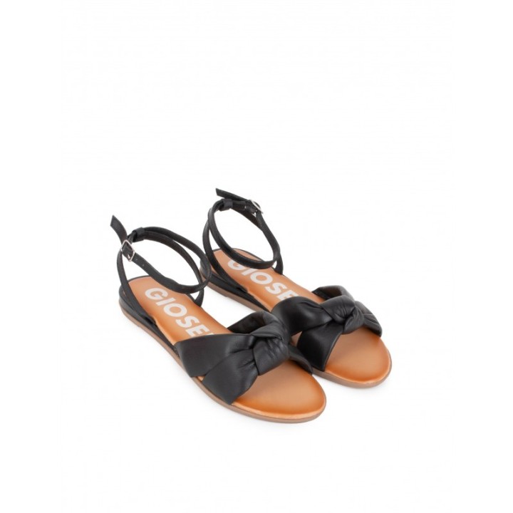 GIOSEPPO Sandalias Piel Pulsera Negras