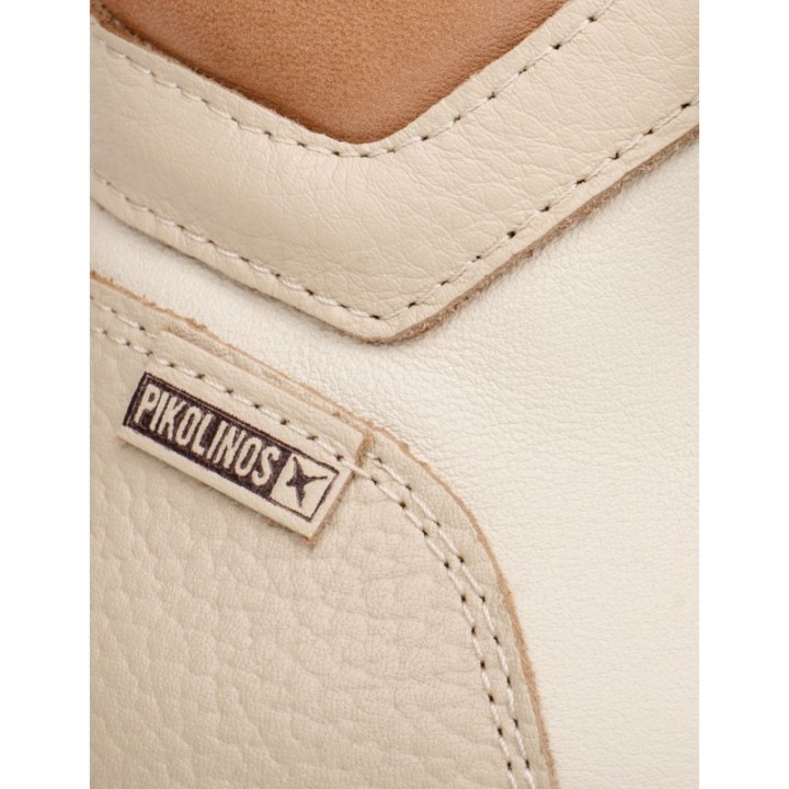 PIKOLINOS Botines Deportivos Piel Beige