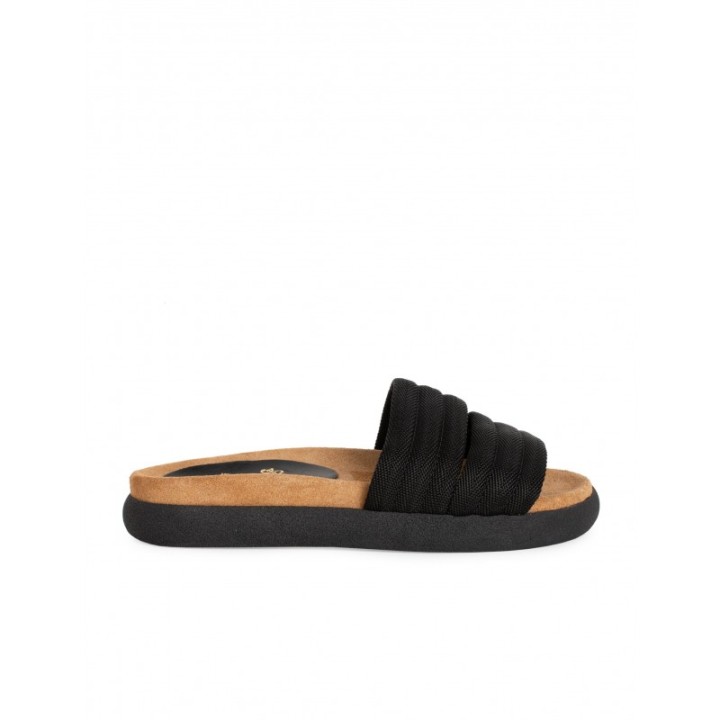 Sandalias Planta Anatomica Plataforma Negras PERA LIMONERA