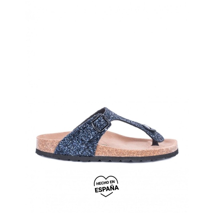 AUTENTI Sandalias Bio Glitter Marino