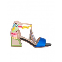 EXe Sandalias Fiesta Loro Azules