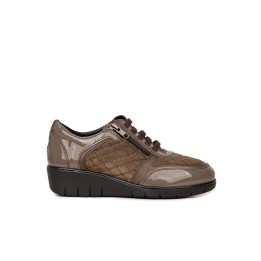 DOCTOR CUTILLAS Zapatos Cuna Brillos Taupe