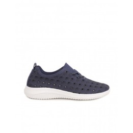 ECOLIGEROS Zapatillas Vestir Caladas Azules