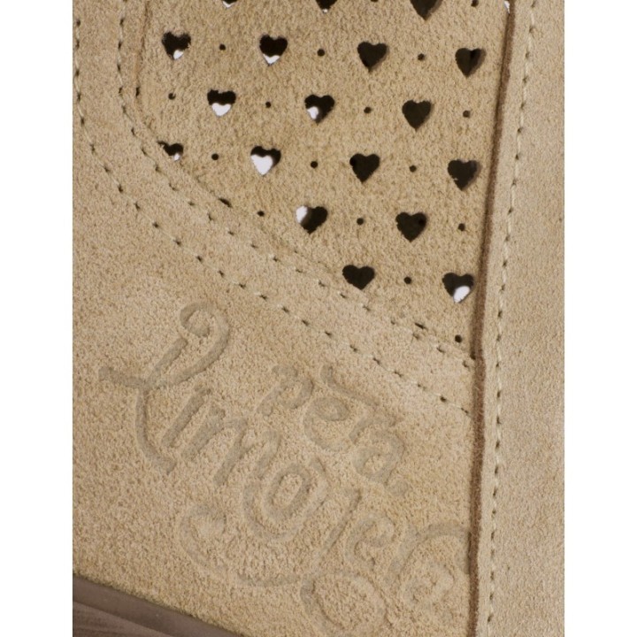 Botas Camperas Caladas Corazon Taupe PERA LIMONERA