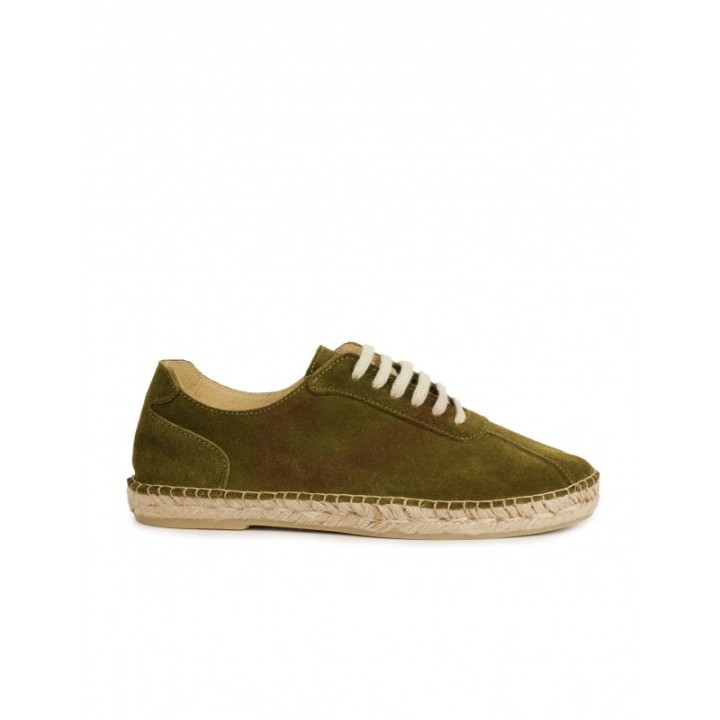 Alpargatas Verdes Cordones PERA LIMONERA