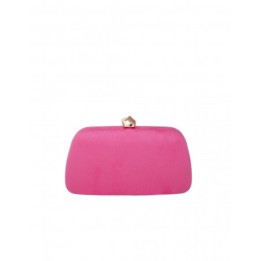 Clutch Fiesta Redondeado Fucsia