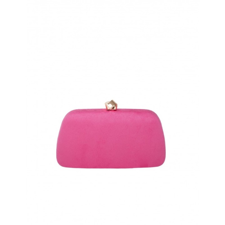 Clutch Fiesta Redondeado Fucsia