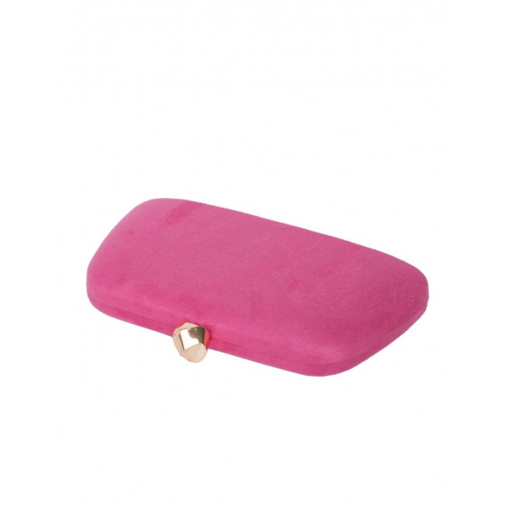 Clutch Fiesta Redondeado Fucsia