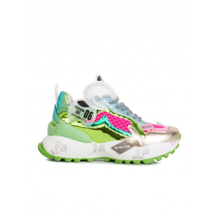 EXe Deportivas Plataforma Metalizadas Multicolor