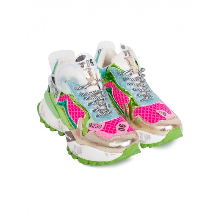 EXe Deportivas Plataforma Metalizadas Multicolor