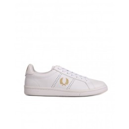 FRED PERRY Zapatillas Blancas Logo Dorado