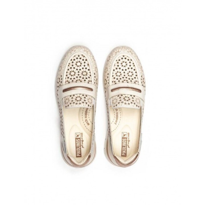 PIKOLINOS Mocasines Calados Beige