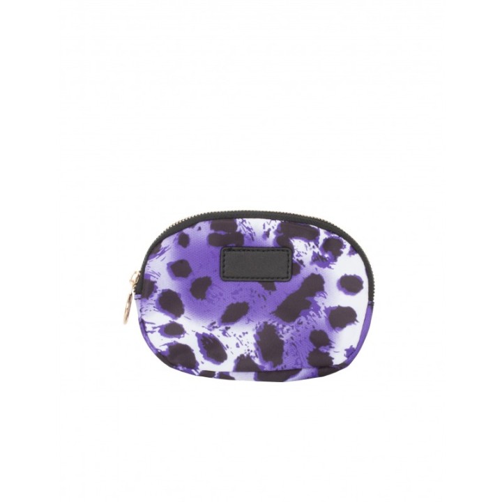 Monedero Leopardo Violeta