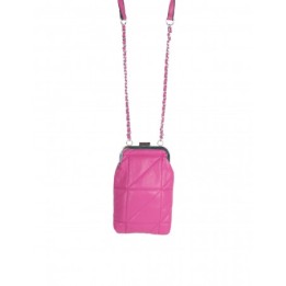 Bolso Porta Movil Acolchado Fucsia