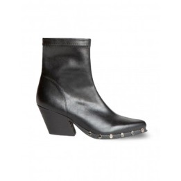 Botines Cowboy Tachuelas Negro