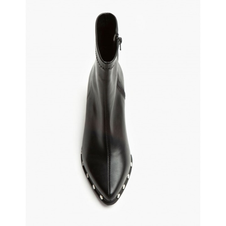 Botines Cowboy Tachuelas Negro