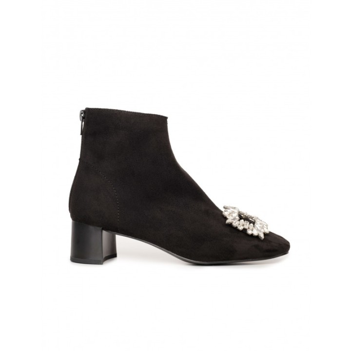 Botines Tacon Cuadrado Joya