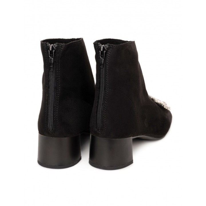 Botines Tacon Cuadrado Joya