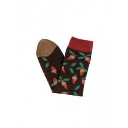 NATURAL WORLD Calcetines Veganos Bellotas Marron