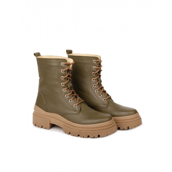Botas Militares Plataforma Track Caramelo PERA LIMONERA