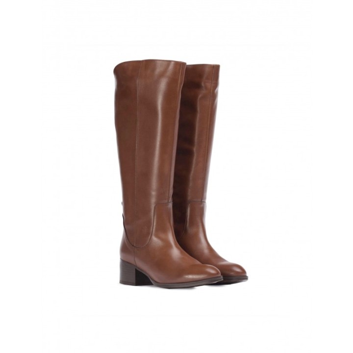 WONDERS Botas Altas Piel Marrones