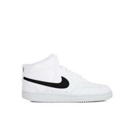 NIKE Court Vision Mid Next Nature Blancas Logo Negro