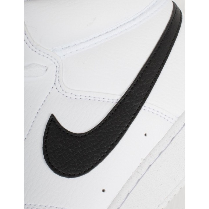 NIKE Court Vision Mid Next Nature Blancas Logo Negro