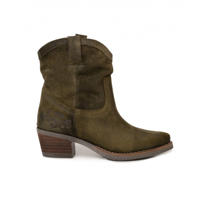 Botas Camperas Cana Baja Verdes PERA LIMONERA