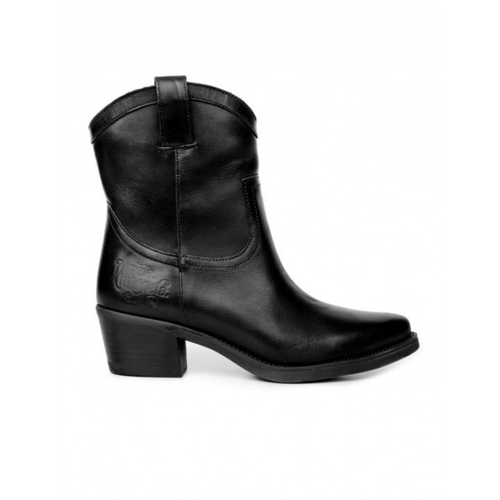 Botas Camperas Cana Baja Negras PERA LIMONERA