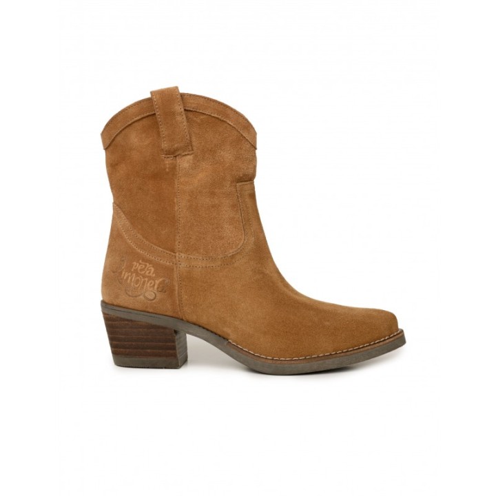 Botas Camperas Cana Baja Cuero PERA LIMONERA