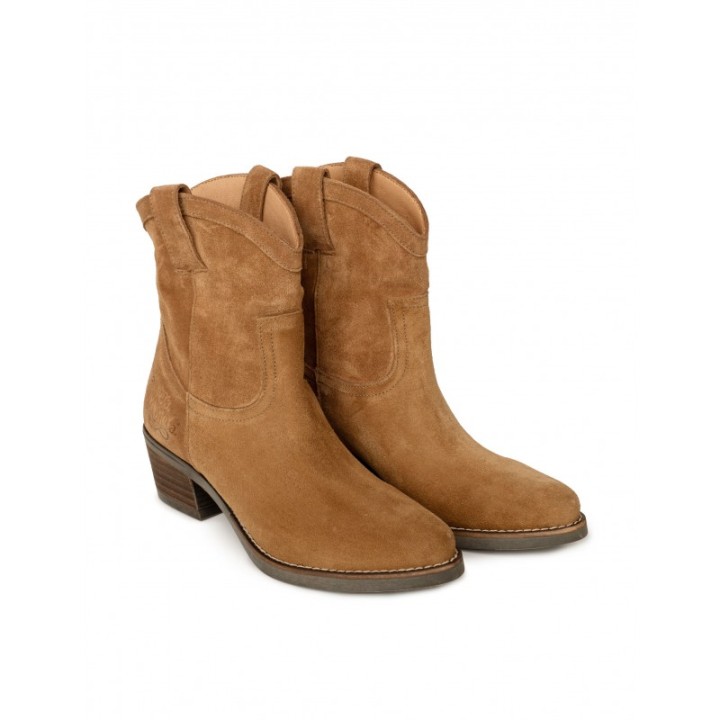 Botas Camperas Cana Baja Cuero PERA LIMONERA
