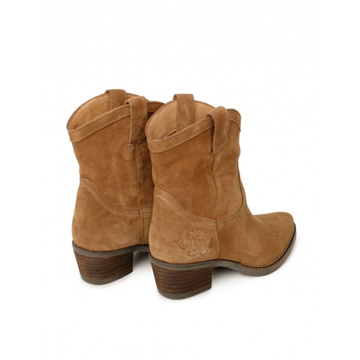 Botas Camperas Cana Baja Cuero PERA LIMONERA