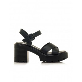 MUSTANG Sandalias Tacon Track Negras