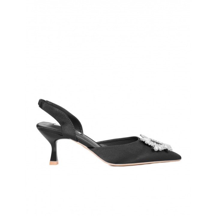 Zapatos Destalonados Joya Negros