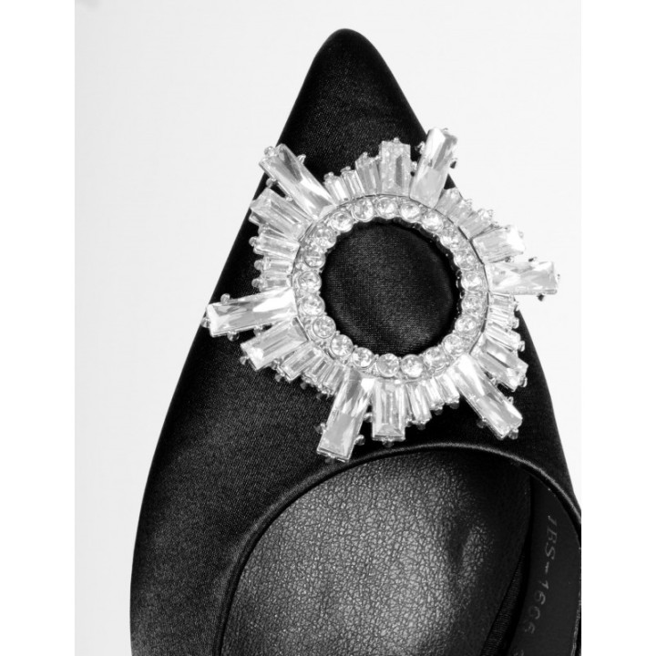 Zapatos Destalonados Joya Negros