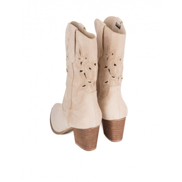 Botas Camperas Tacon Caladas