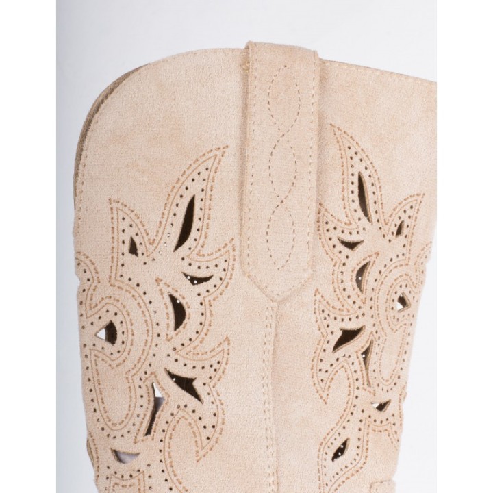 Botas Camperas Tacon Caladas