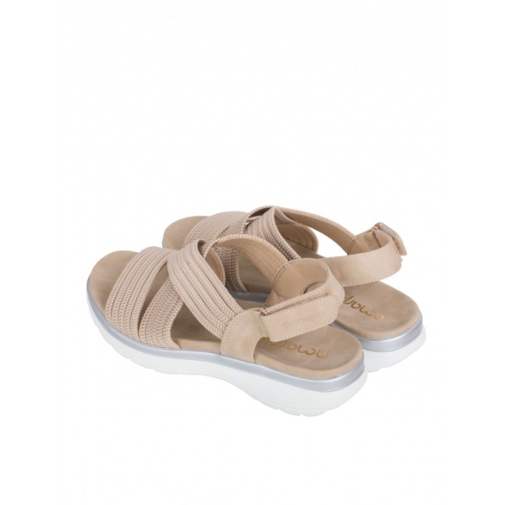 Sandalias Deportivas Cuna Velcro Beige
