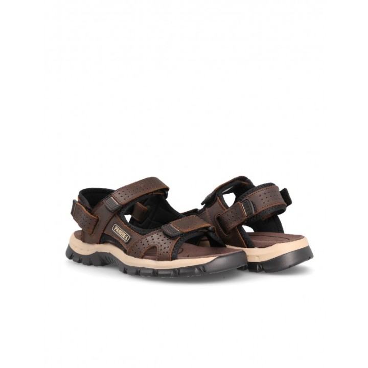 PAREDES Sandalias Trekking Marrones Hombre