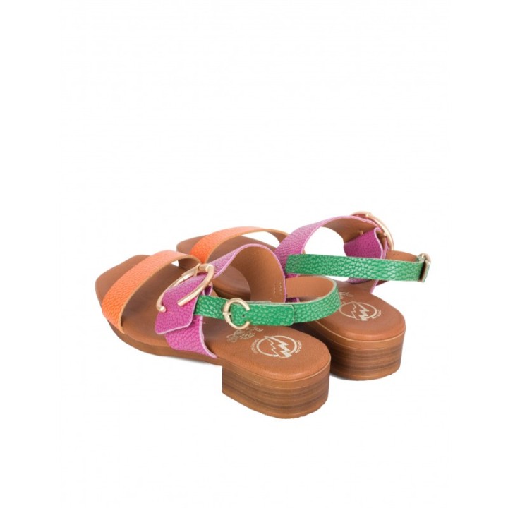 Sandalias Piel Colores PERA LIMONERA
