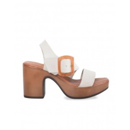 Sandalias Tacon Hebilla Carey Crudo PERA LIMONERA