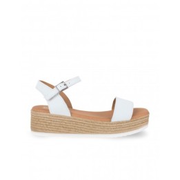 Sandalias Cuna Piel Blancas PERA LIMONERA