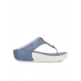 Sandalias Dedo Plataforma Azules