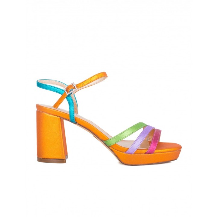 Sandalias Fiesta Colores Naranja