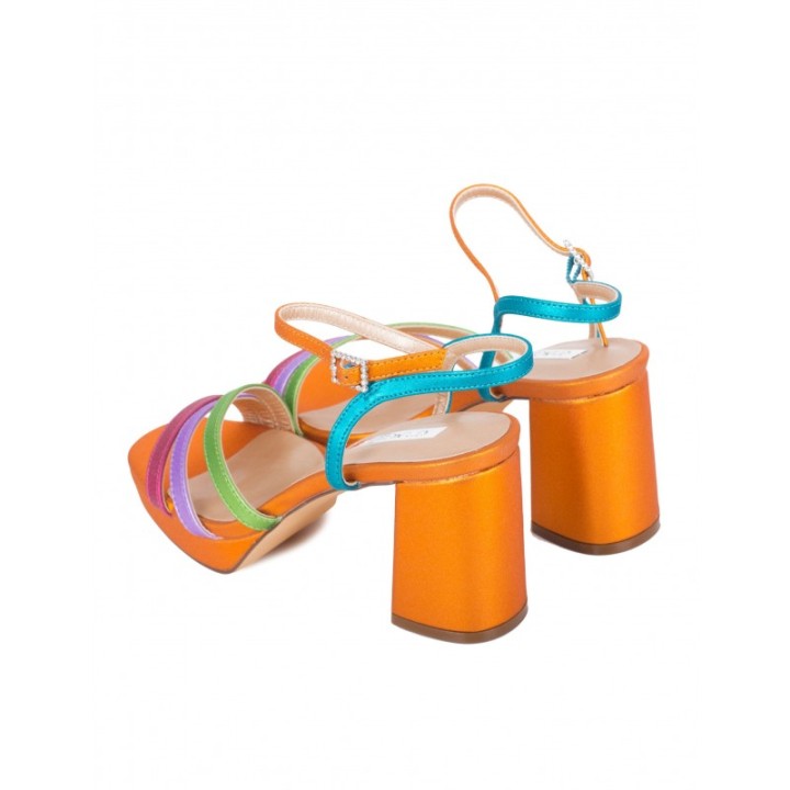 Sandalias Fiesta Colores Naranja