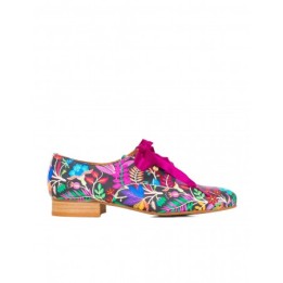 SALONISSIMOS Zapatos Estampados Lazo Fucsia